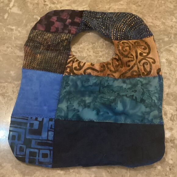 NWOT. Hand Crafted Quilted Reversible Baby Bib $12 ea. or 3/$25 - Picture 2 of 7